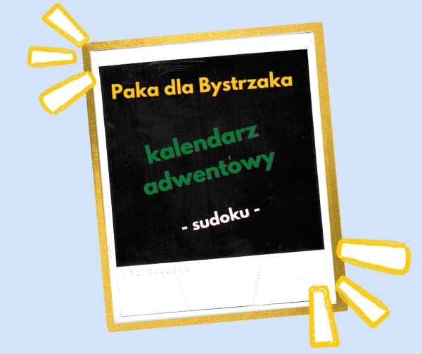 Kalendarz adwentowy. sudoku.