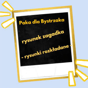 Rysunek zagadka - rysunki rozkładane