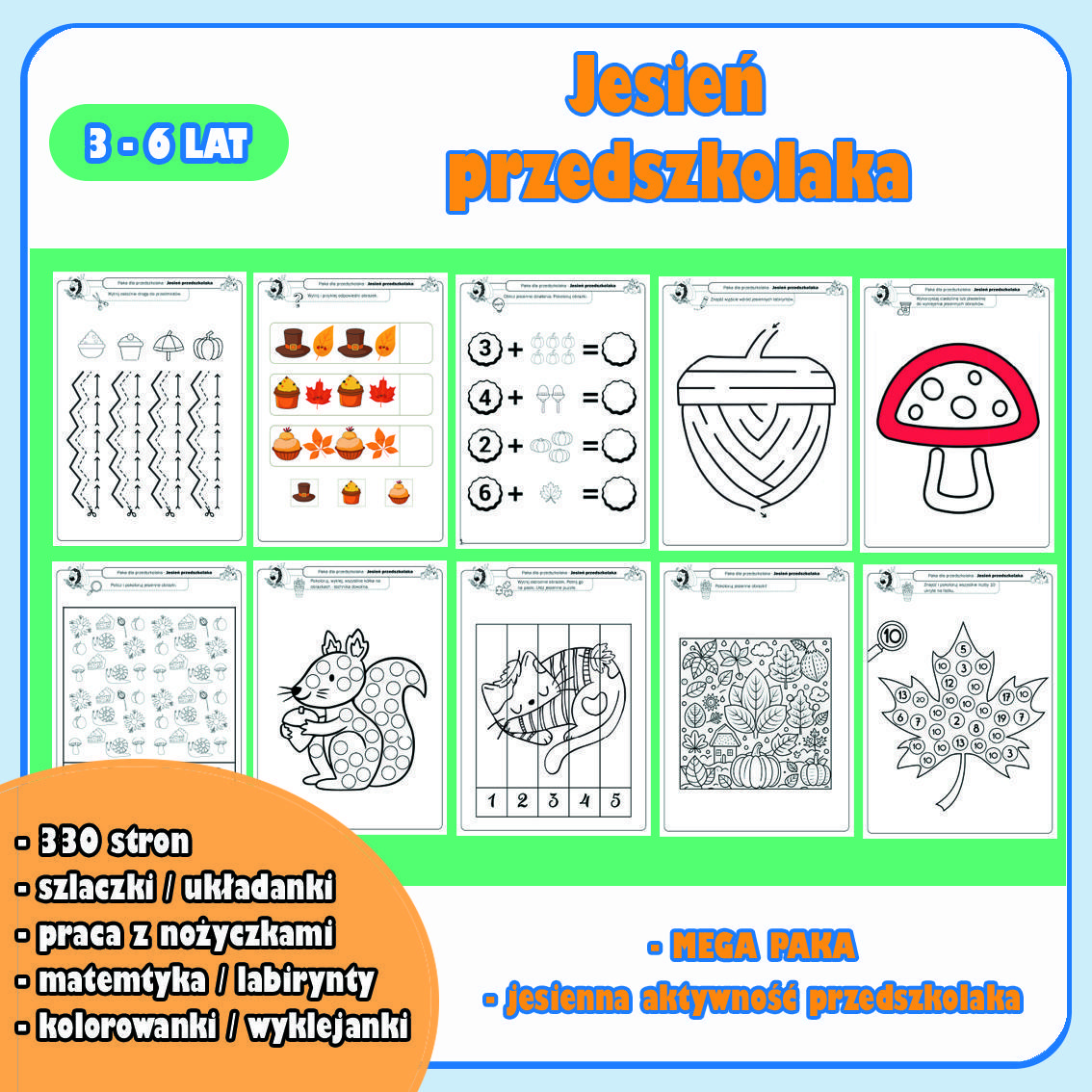 Jesień przedszkolaka- Paka dla Przedszkolaka.