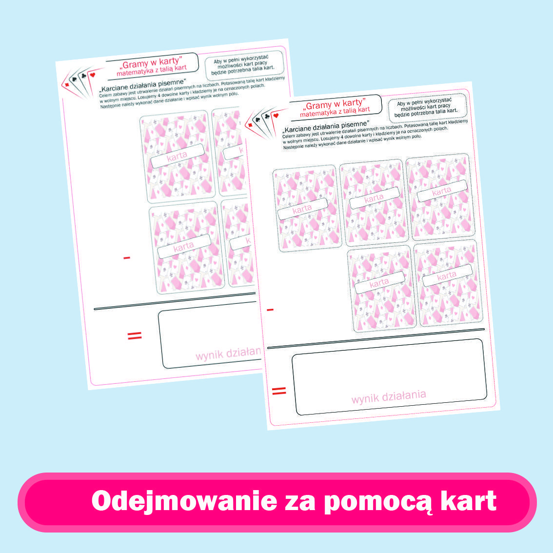 Gramy w karty - matematyka z talią kart