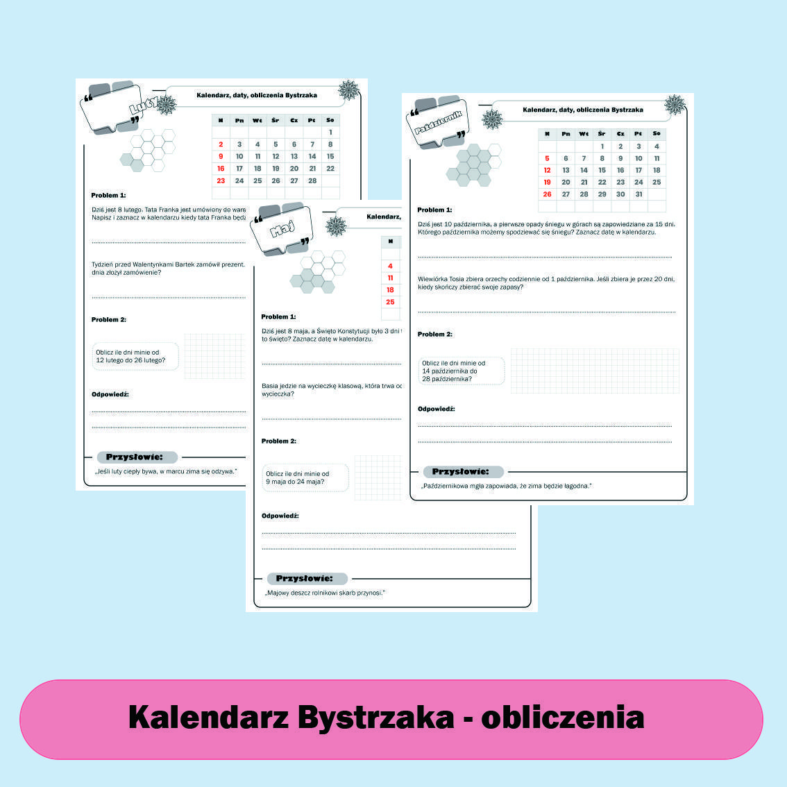 Kalendarz Bystrzaka 2025 daty, obliczenia, czytanki, kodowanie