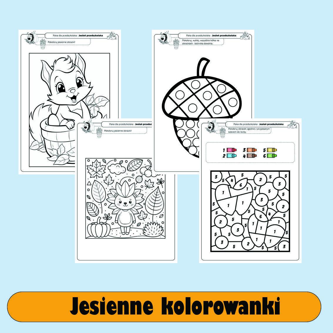 Jesień przedszkolaka- Paka dla Przedszkolaka.