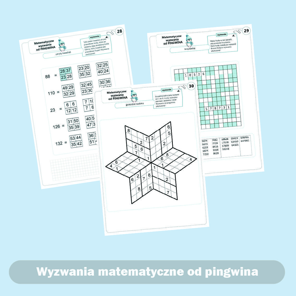 Matematyczne wyzwania od Pingwina