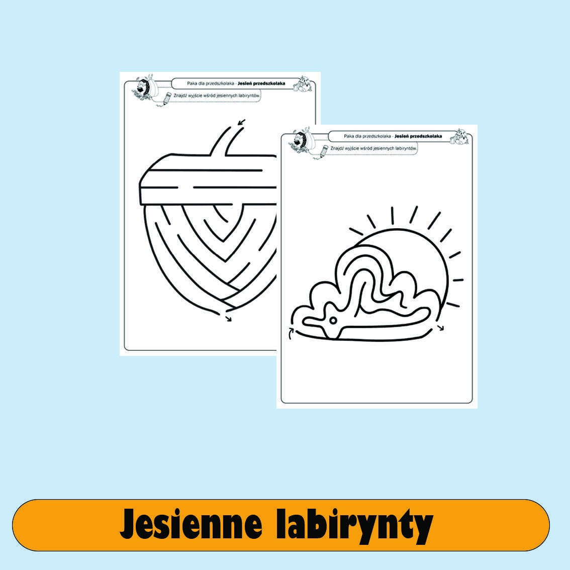 Jesień przedszkolaka- Paka dla Przedszkolaka.