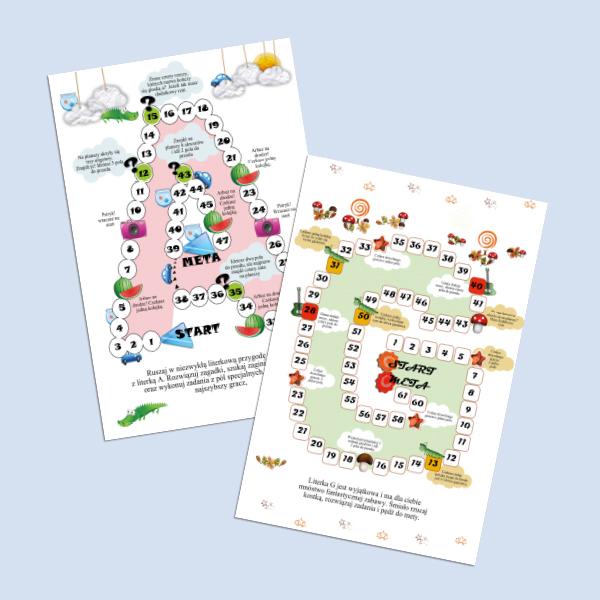 Abecadło. Gry planszowe.