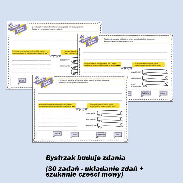 Bystrzak buduje zdania