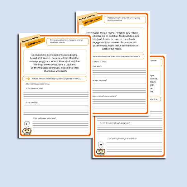 Bystrzak czyta i wie. Alfabet masters