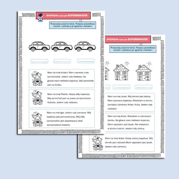 Bystrzak czyta jak superbohater