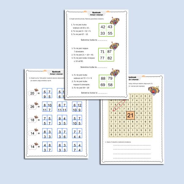 Bystrzak dodaje i odejmuje (2)