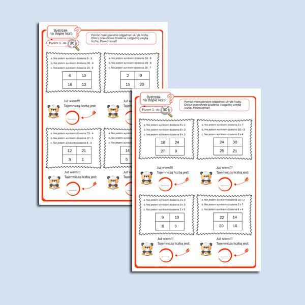 Bystrzak na tropie liczb.