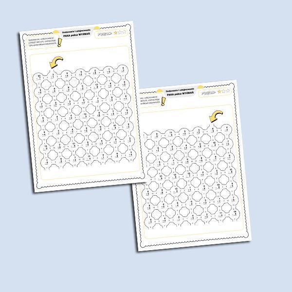 Dodawanie i odejmowanie. Paka pełna wyzwań.