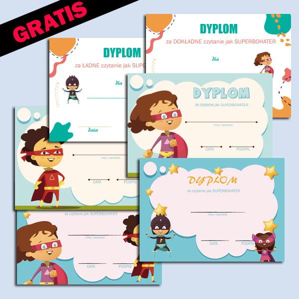 Dyplom za czytanie (gratis)