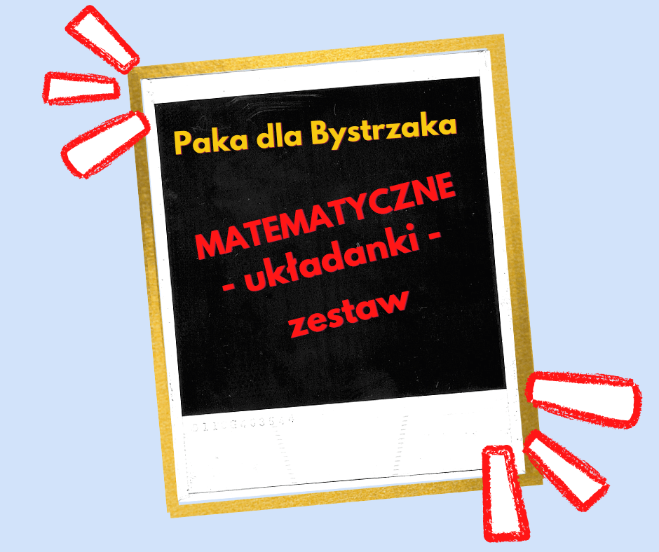 Etykieta Zestaw Matematyczne układanki Etykieta Zestaw Matematyczne układanki