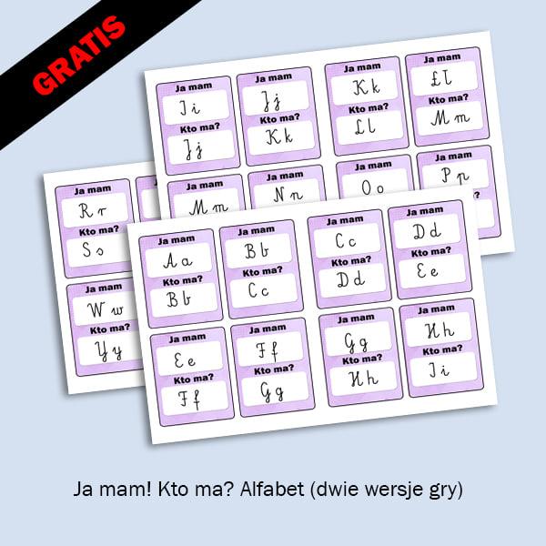 Ja mam.Kto ma. Alfabet (gratis)