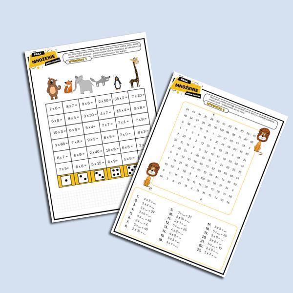 Mnożenie. Paka pełna wyzwań