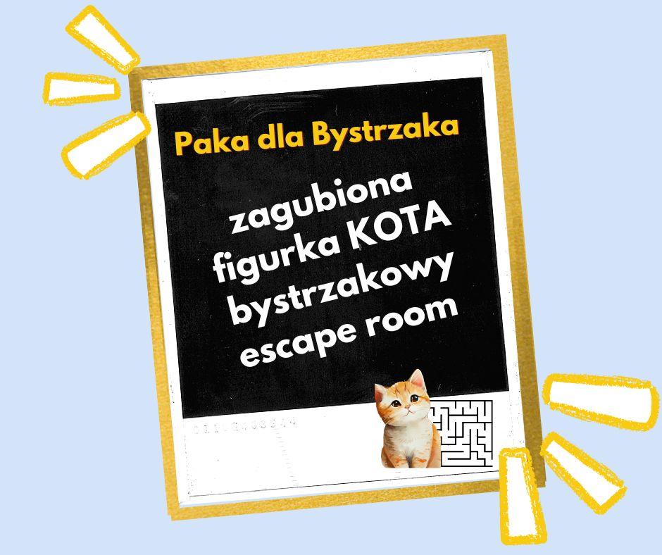 Zagubiona figurka KOTA. Bystrzakowy escape room
