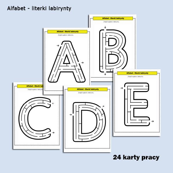 alfabet literki labirynty (1)