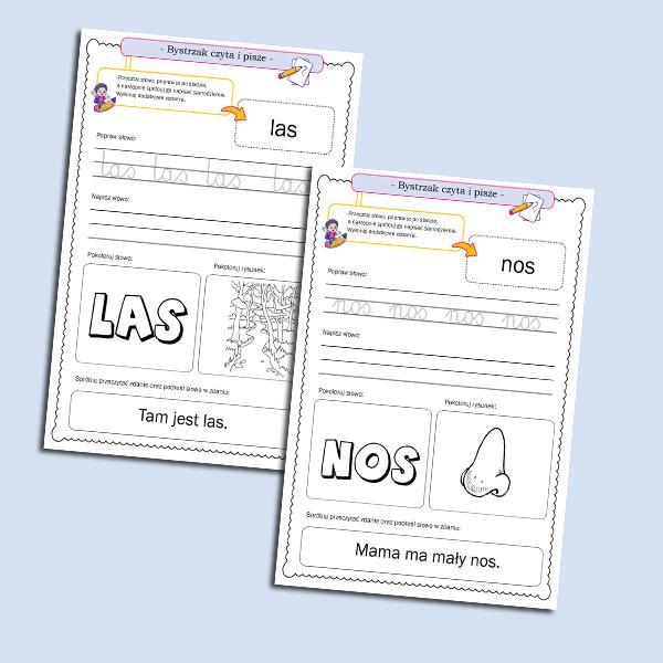 bystrzak czyta i pisze