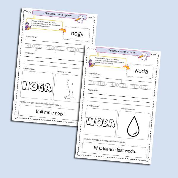 bystrzak czyta i pisze