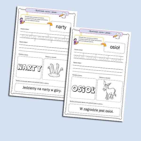 bystrzak czyta i pisze