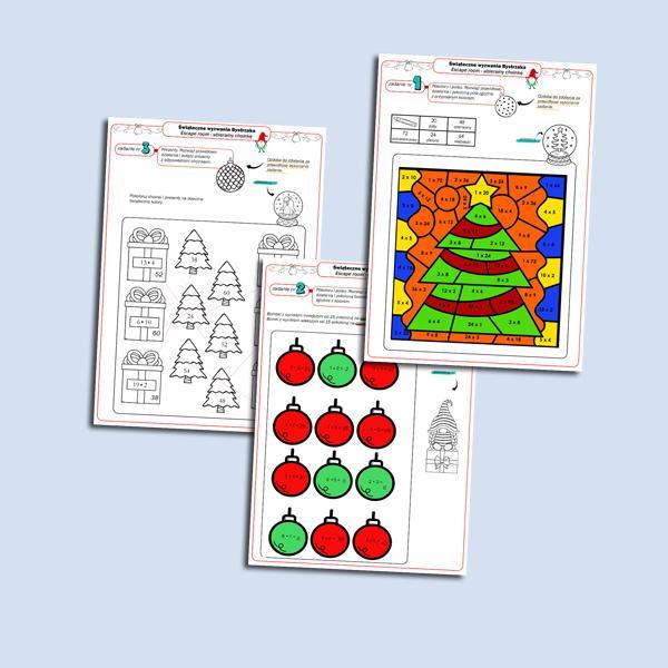 Świąteczne wyzwania Bystrzaka. ESCAPE ROOM- ubieramy choinkę 3