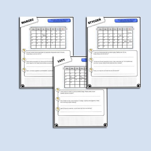 kalendarz bystrzaka. zadania obliczeniowe 2023