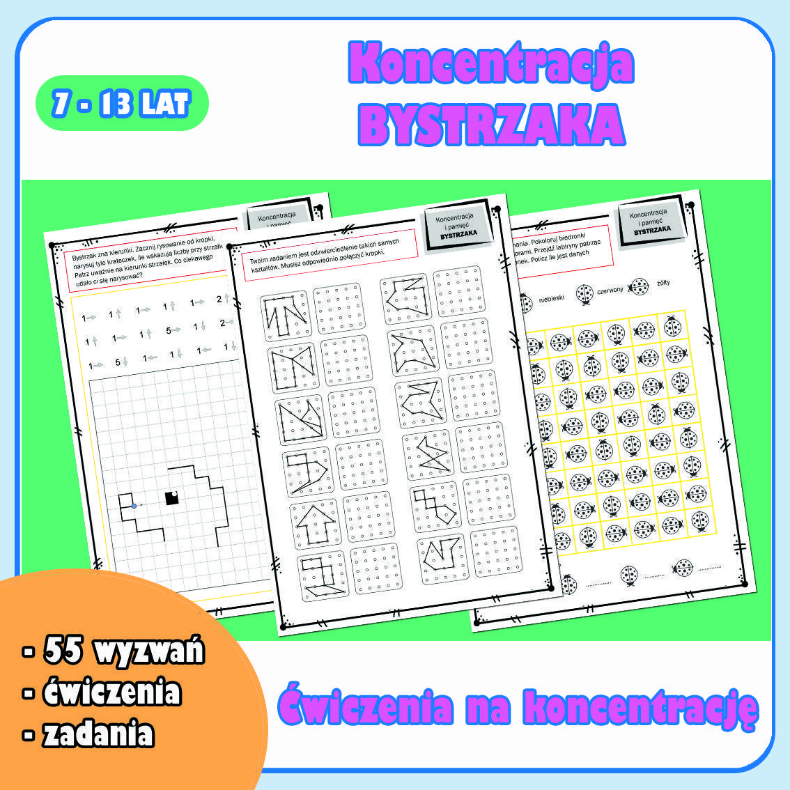 koncentracja cz 1 Koncentracja i pamięć bystrzaka - Część 1