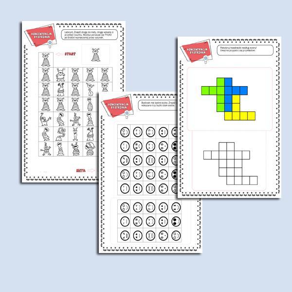 Koncentracja i pamięć bystrzaka 3