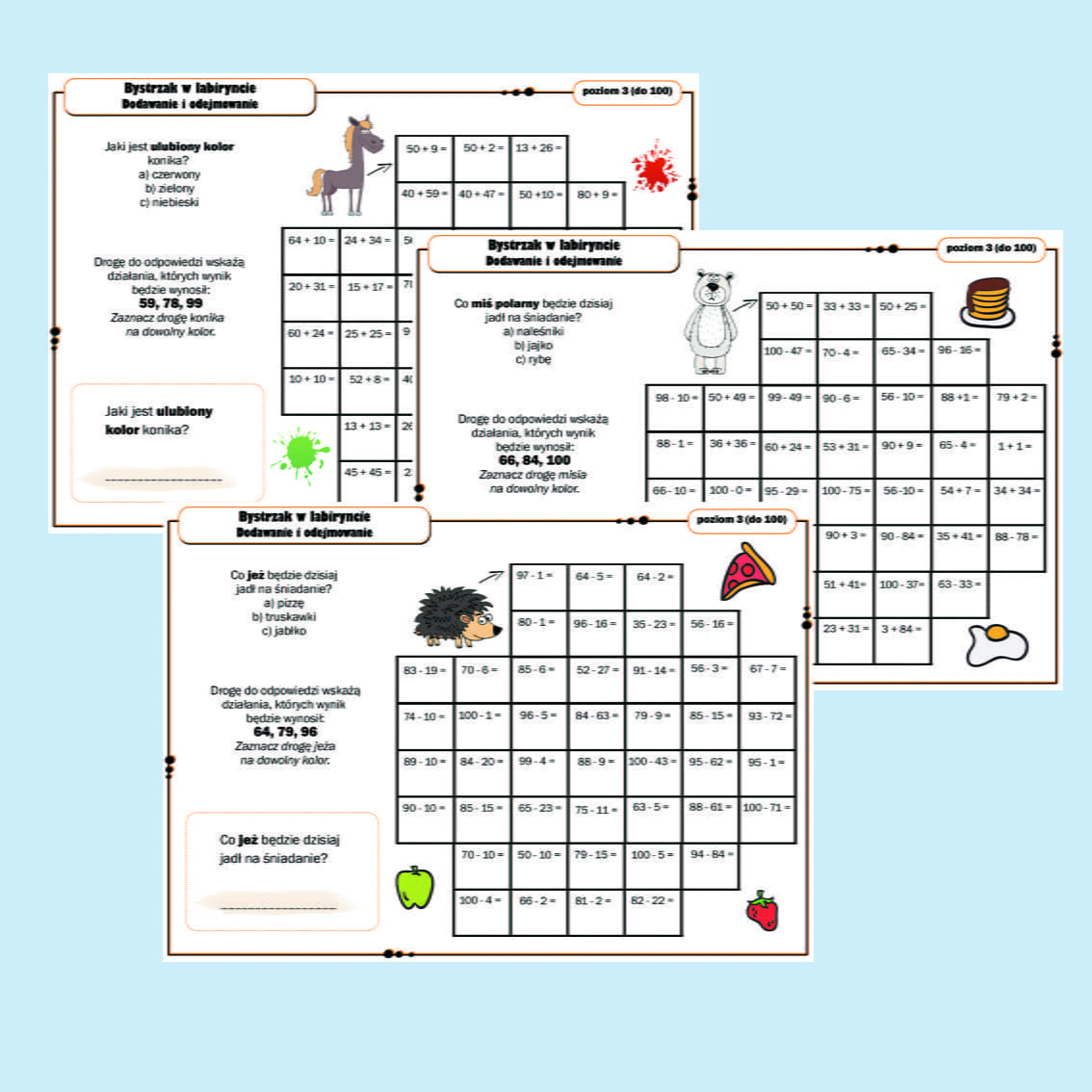 Bystrzak w labiryncie.