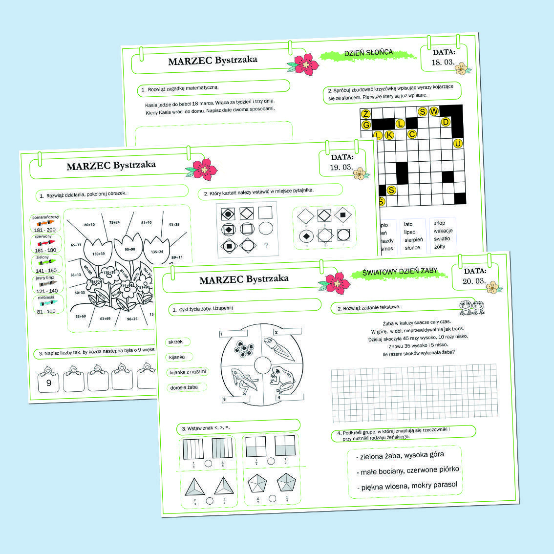 Marzec Bystrzaka. Zestaw.