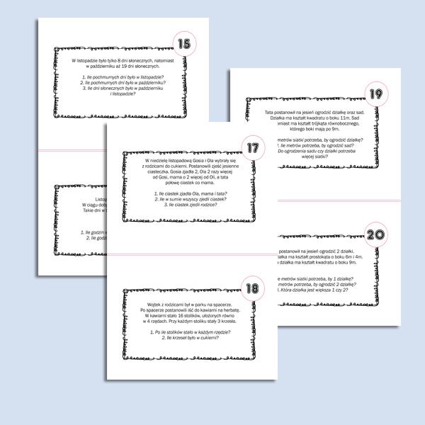 matematyka zadania tekstowe 2