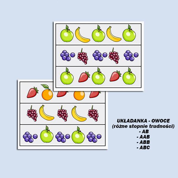 Układanka owoce (1)