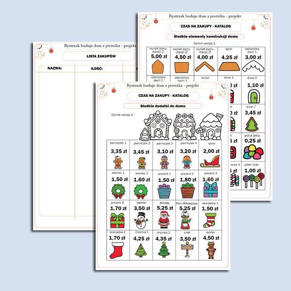 bystrzak buduje domek z piernika- projekt