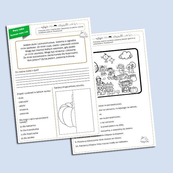 Pory roku. Bystrzak czyta i wie.