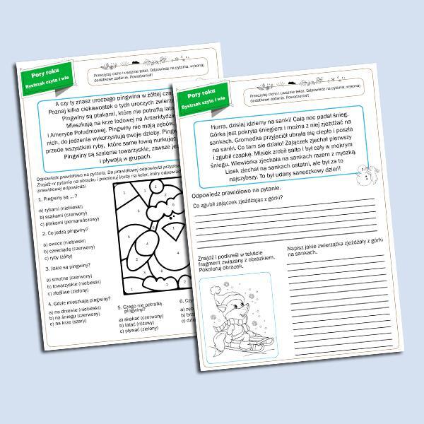 Pory roku. Bystrzak czyta i wie.