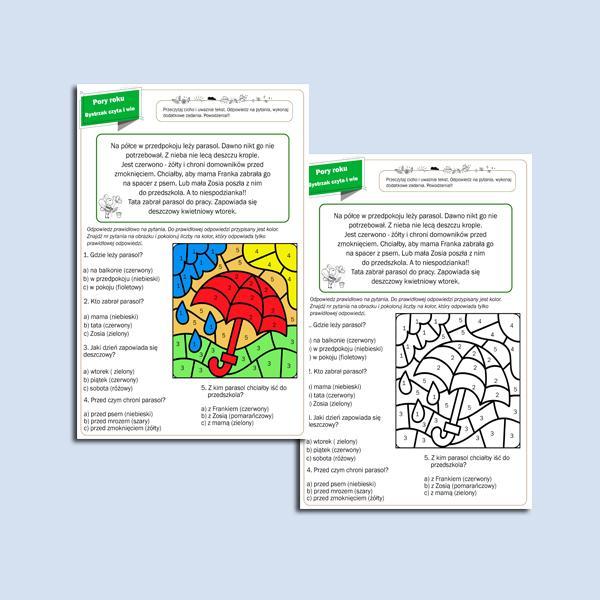 Pory roku. Bystrzak czyta i wie.