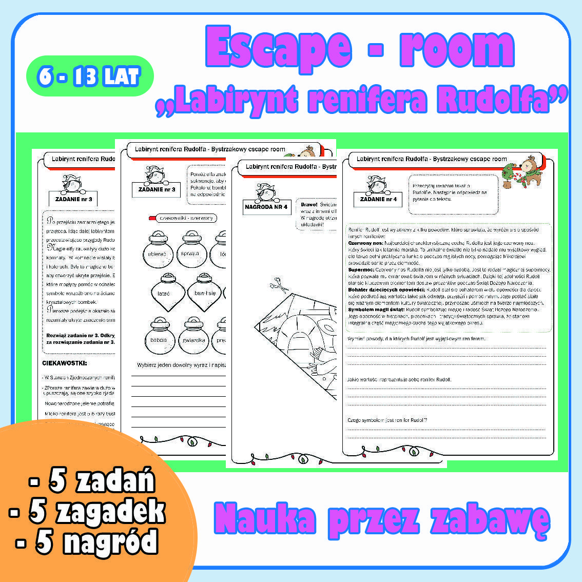 Strefa Tajemnic, czyli czas na misje- zagadki!