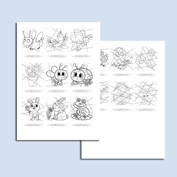 Wiosenne Bystrzaka kolorowanie.