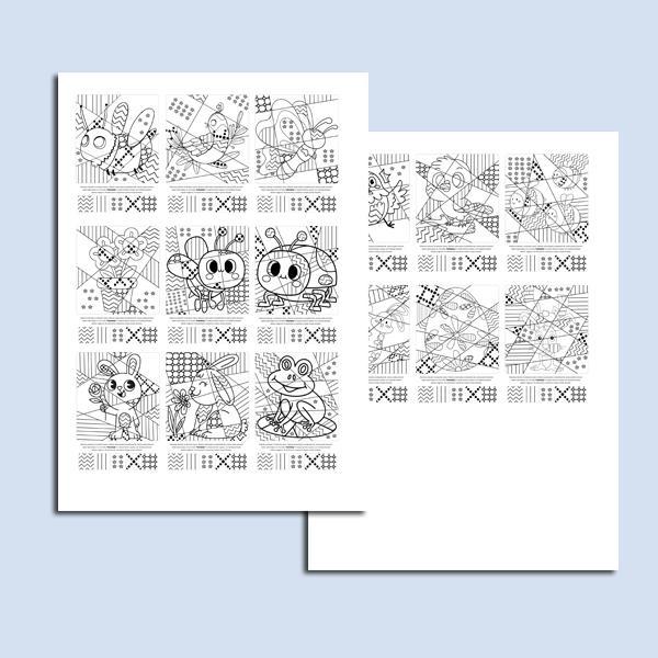 Wiosenne Bystrzaka kolorowanie.