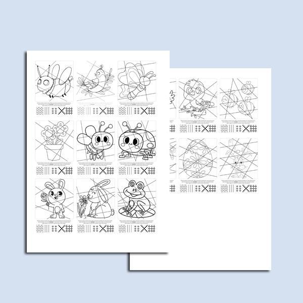 Wiosenne Bystrzaka kolorowanie.