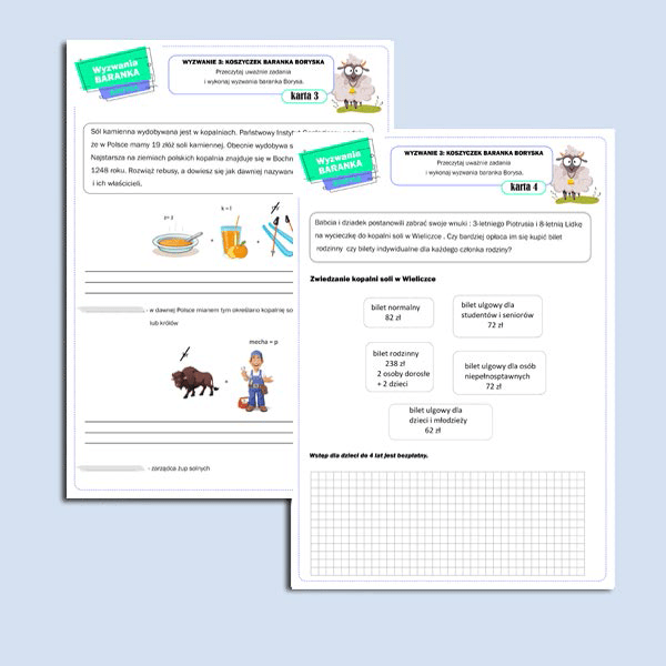 Wyzwania baranka Borysa.