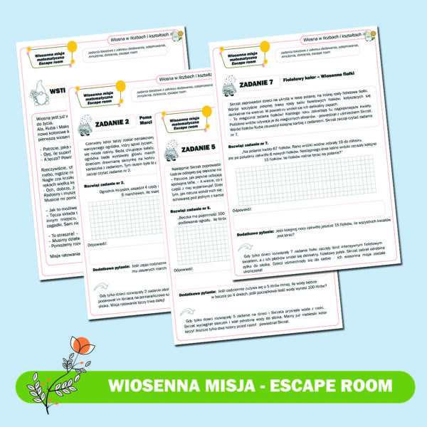 Wiosenne wyzwania - 2 zagadkowe misje Bystrzaka