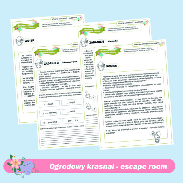 Wiosenne wyzwania - 2 zagadkowe misje Bystrzaka