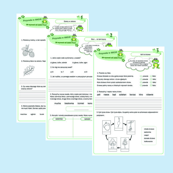 Przyroda w Akcji. 20 wyzwań od żabki Froci
