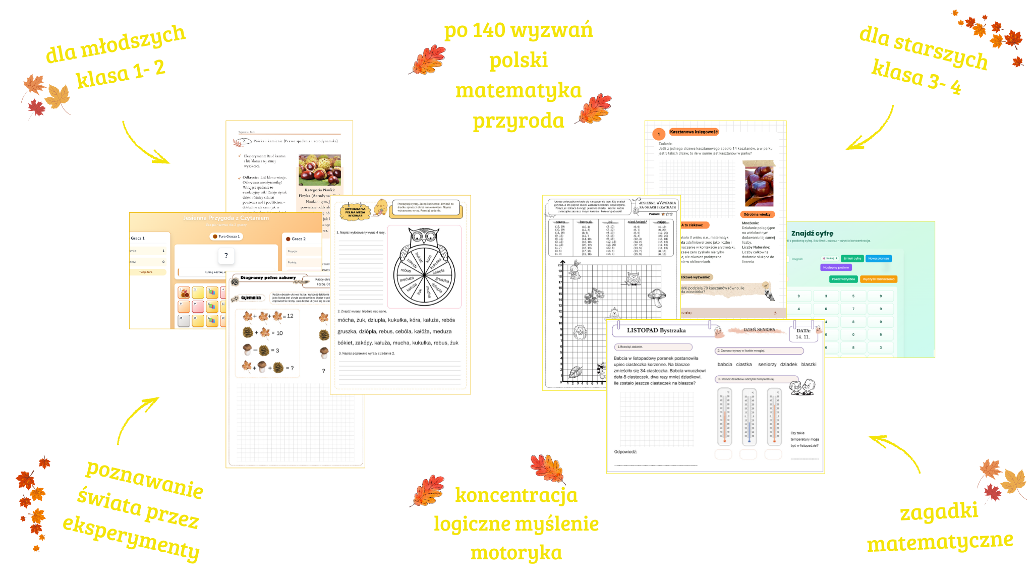 Jesienne Wariacje pakiety, które rozwiną dziecko!