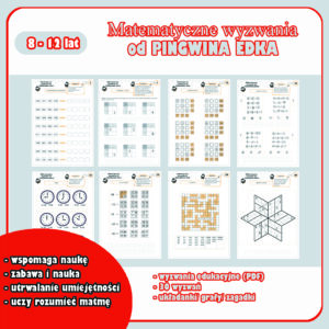 Matematyczne wyzwania od pingwina Edka