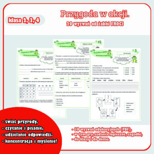 Etykieta produktu_Przygoda w akcji Przygoda w akcji, czyli 20 wyzwań z przyrody