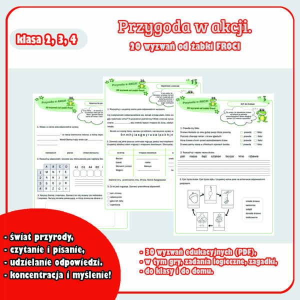 Przygoda w akcji, czyli 20 wyzwań z przyrody