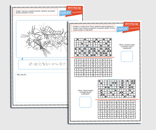 Nowy- etykiety karty Pakiet Koncentracja i pamięć, logika 2 Koncentracja i pamięć, logika - pozwól nabrać rozpędu!