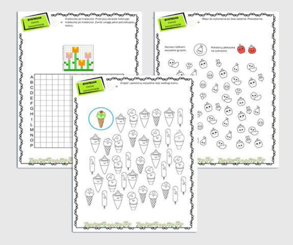 Nowy- etykiety karty Pakiet Koncentracja i pamięć, logika Koncentracja i pamięć, logika!